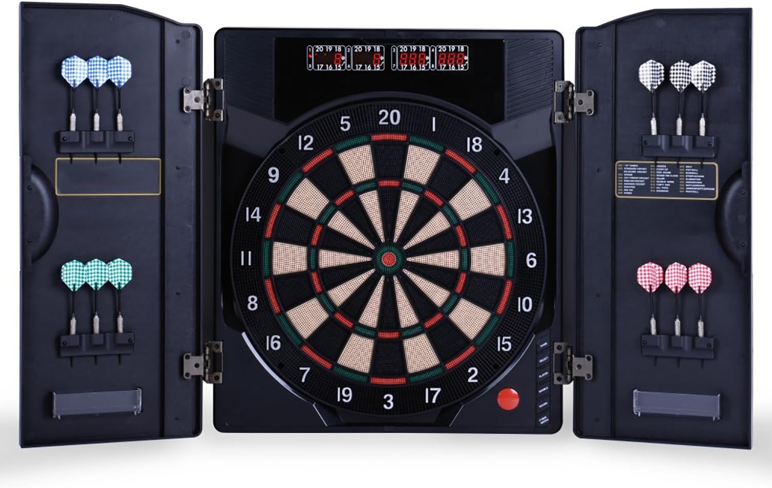 Generic Led Electronic Dartboard With Automatic Scoring And 195 Play Options