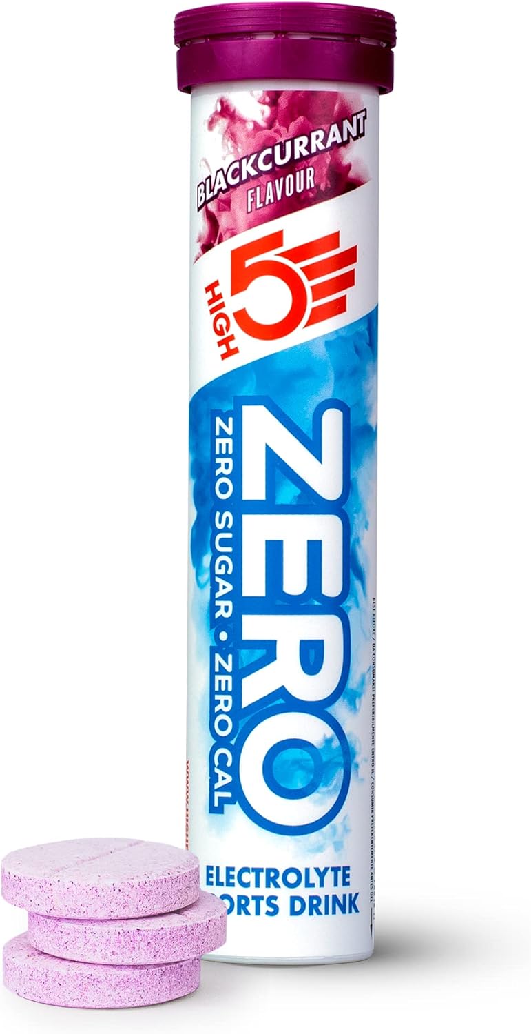High5 Zero Electrolyte Hydration Tablets With Vitamin C - 20 Tablets (Blackcurrant)