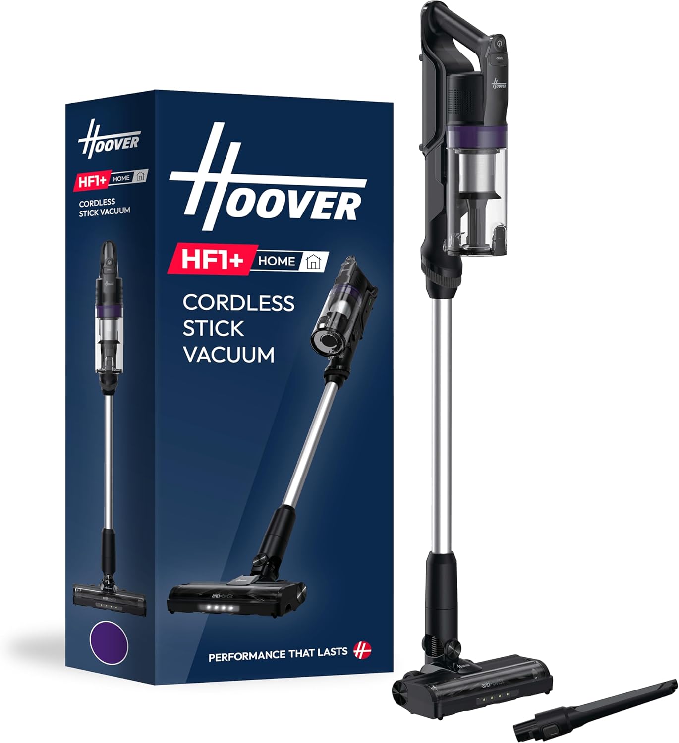 Hoover HF1 Plus Cordless Stick Vacuum Cleaner with Turbo Suction Mode
