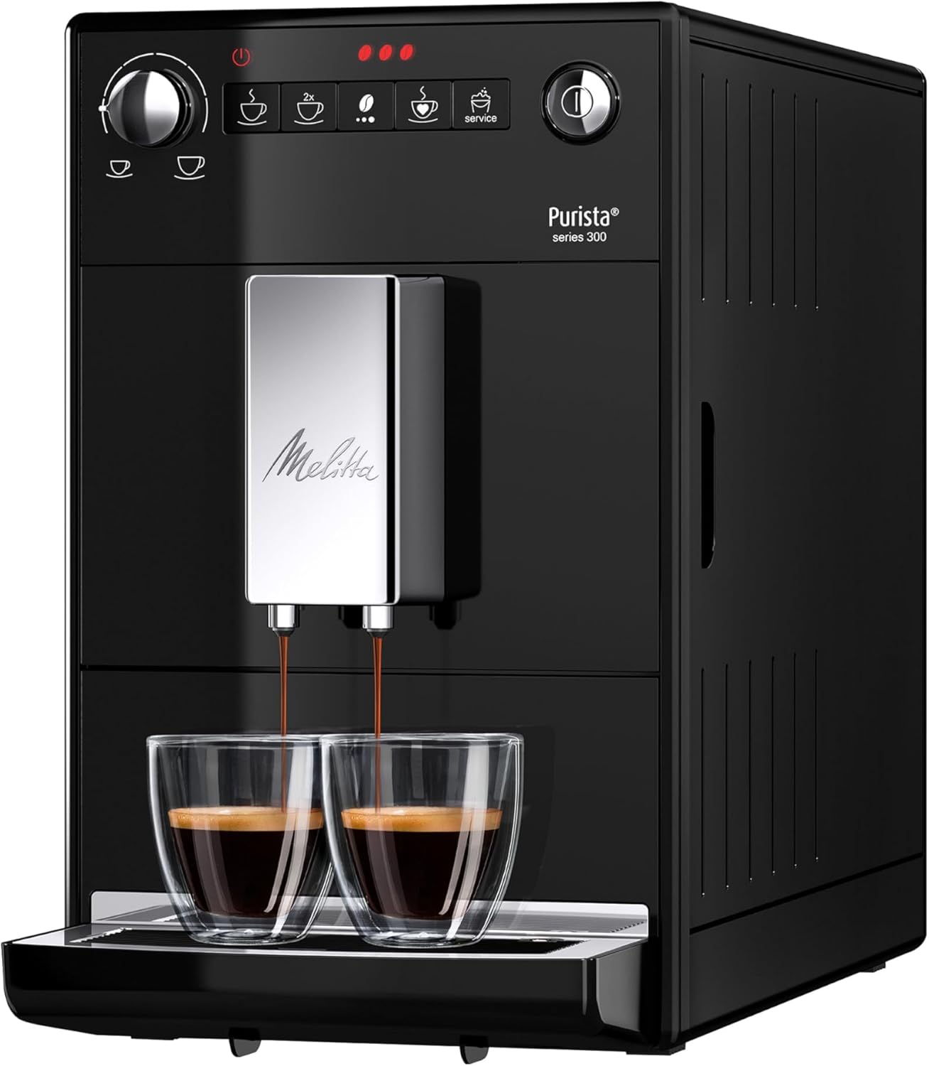 Melitta Purista F230-102 Automatic Espresso Machine, Black