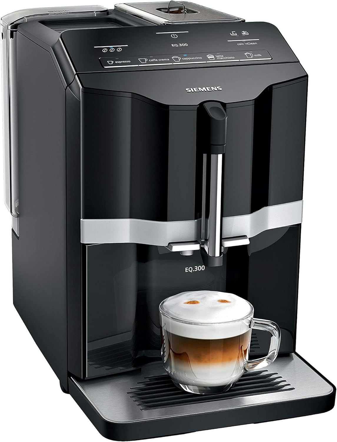 Siemens Ti351209Gb Eq.300 Bean To Cup Fully Automatic Coffee Machine - Black