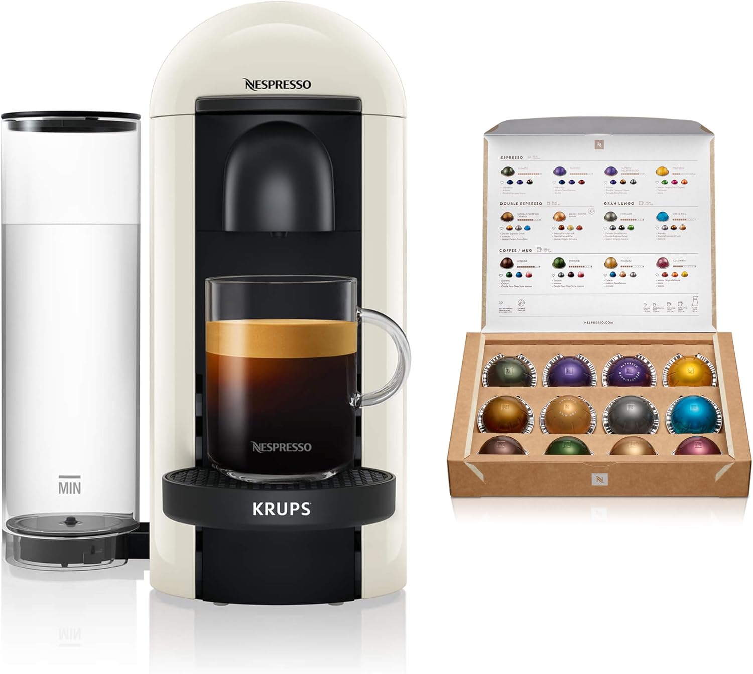 Nespresso Vertuo Pod Coffee Machine Xn903140 Limited Edition White