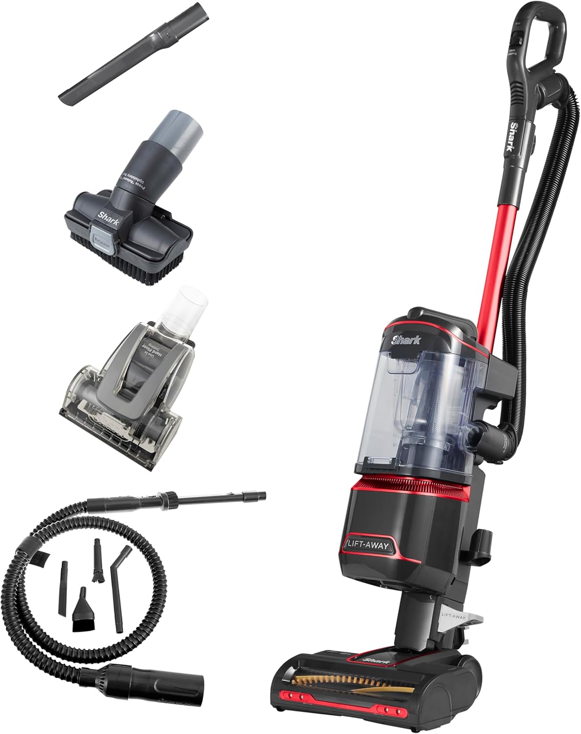 Shark Corded Upright Vacuum Cleaner Nz690Uktsb With Anti Hair Wrap Technology, 750W, Black