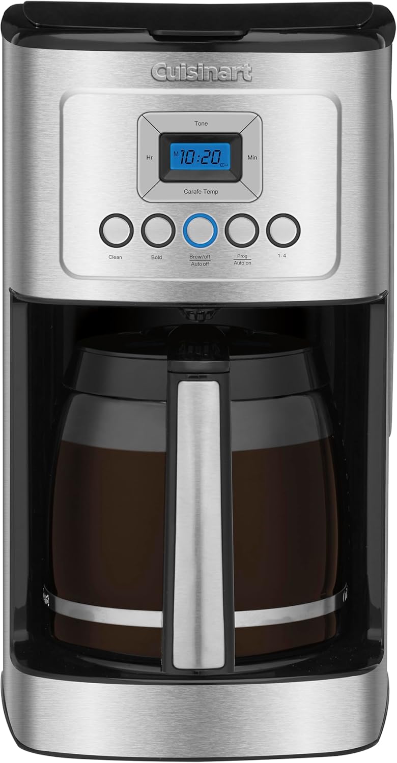 Cuisinart Dcc-3200P1 Perfectemp 14-Cup Programmable Coffee Maker With Glass Carafe And Stainless Steel Finish