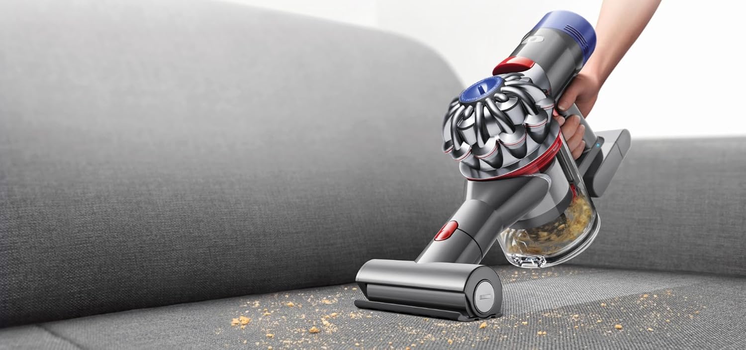 Dyson V7 Cordless Vacuum Cleaner - 350W, 0.5L Capacity, Red