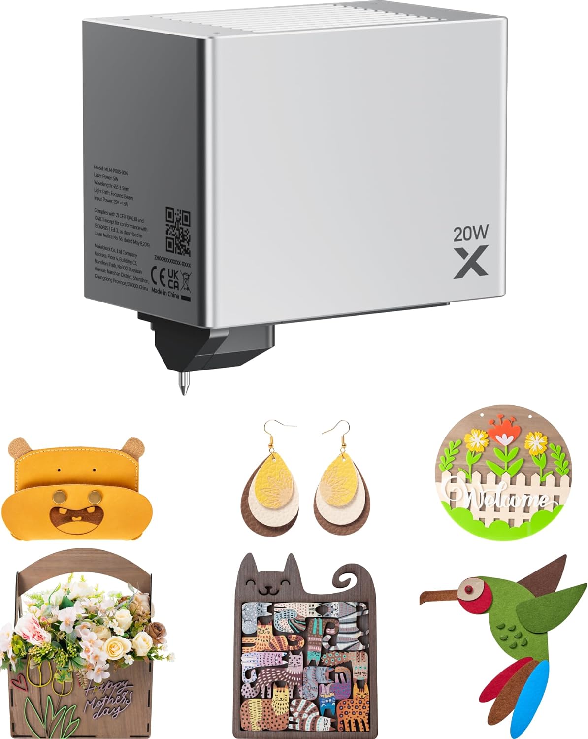 Xtool 20W Module For M1 Ultra Craft Machine, High-Power Engraver Cutter