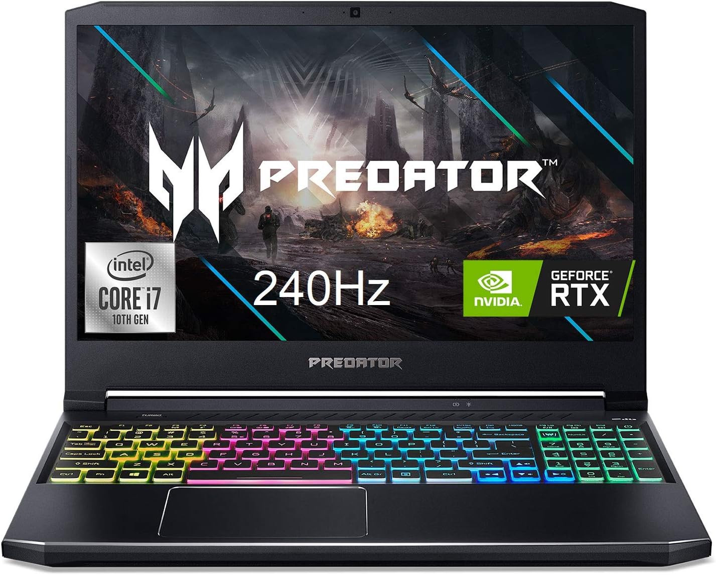 Acer Predator Helios 300 Gaming Laptop, Intel I7-10750H, Nvidia Rtx 2070, 15.6