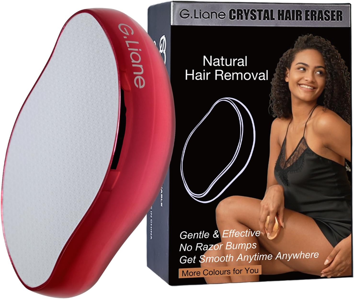 G.liane Crystal Hair Eraser - Painless Nano Glass Hair Remover For Women And Men