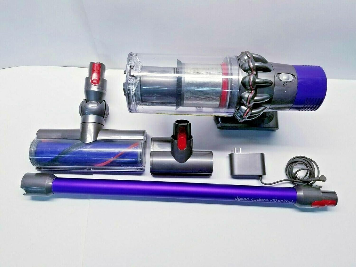 Dyson V10 Animal Cordless Vacuum Cleaner, 350W Purple Model