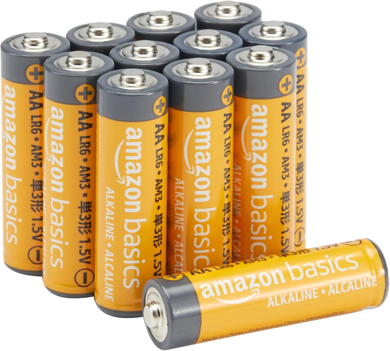 Amazon Basics Aa 1.5 Volt Performance Alkaline Batteries, 12-Pack
