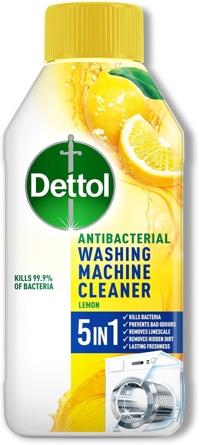 Dettol Washing Machine Cleaner Citrus 250Ml - Antibacterial Deep Clean Treatment
