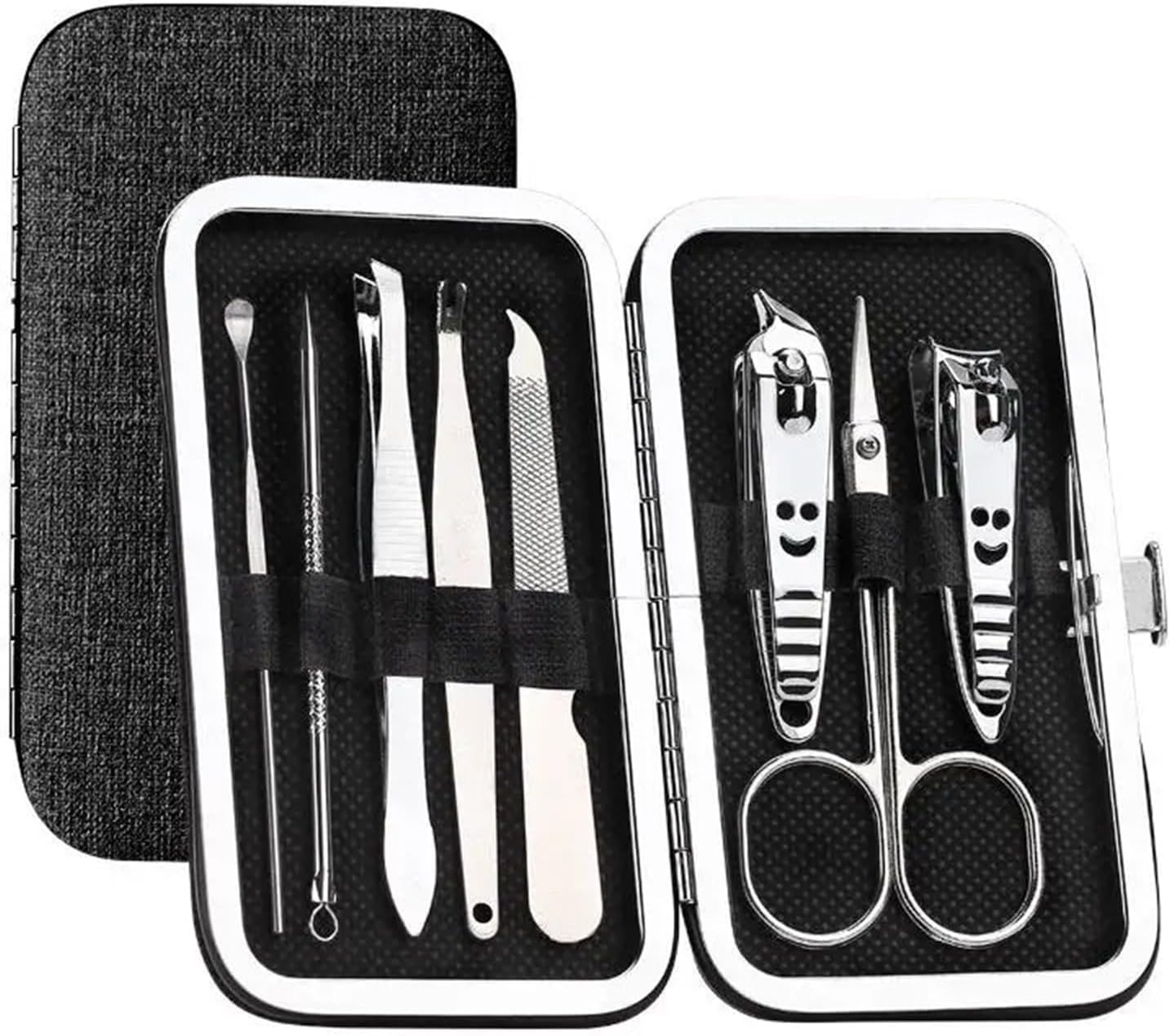 Gaowinly Nail Clippers Set, 8-Piece Stainless Steel Kit For Home And Salon Use