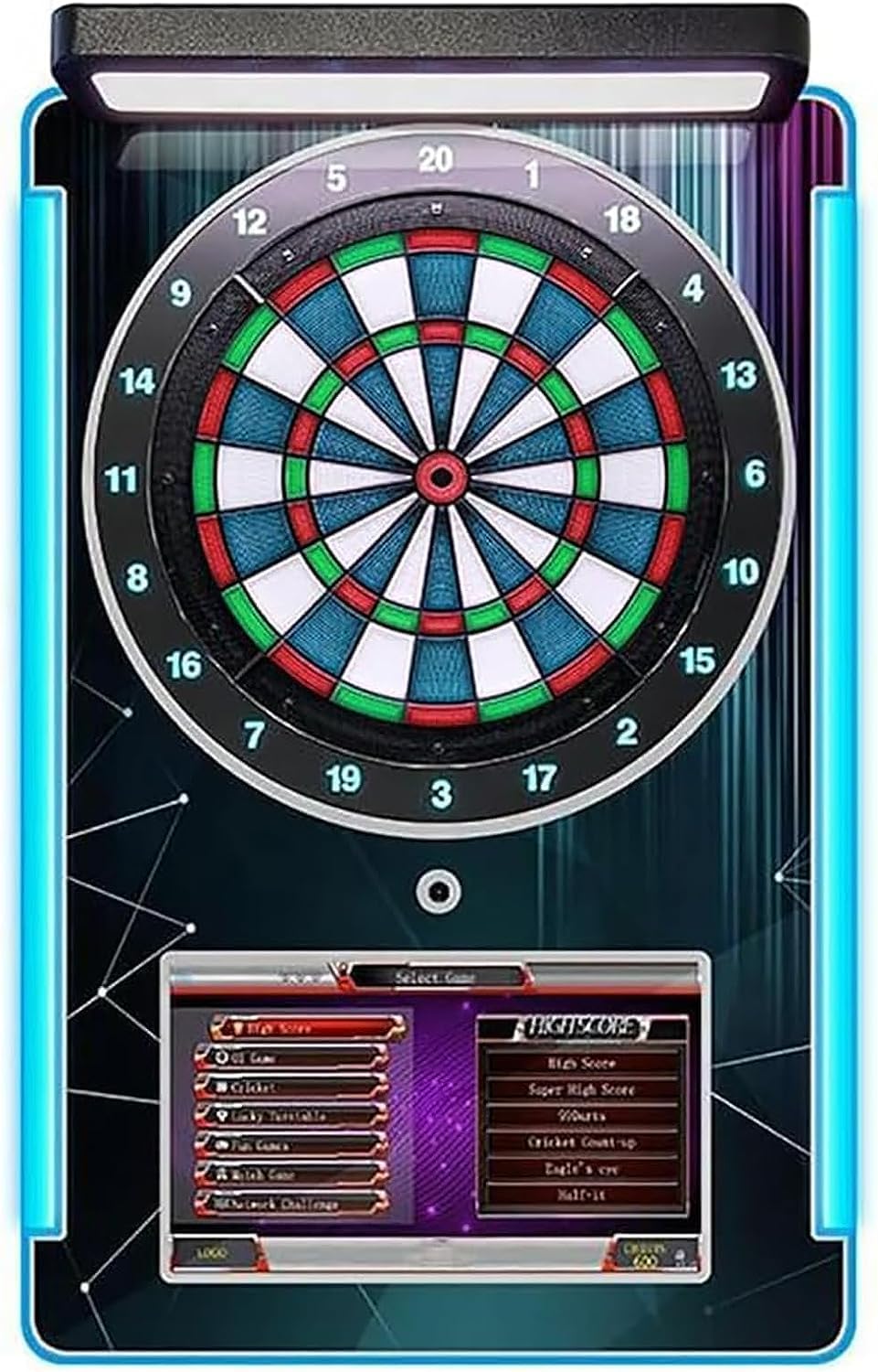Hdccdm Electronic Dartboard, Model Rn0160001518, 18.5