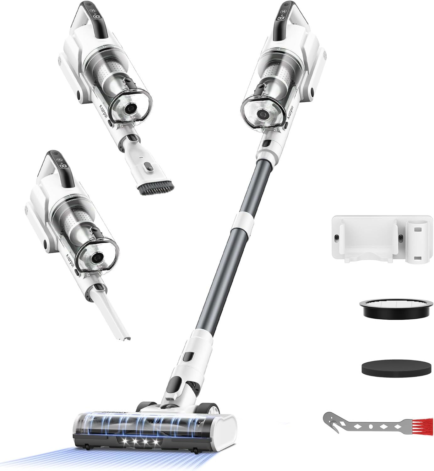 Klarpul Cordless Vacuum Cleaner 600W 50Kpa Stick Vacuum With Self-Standing Design
