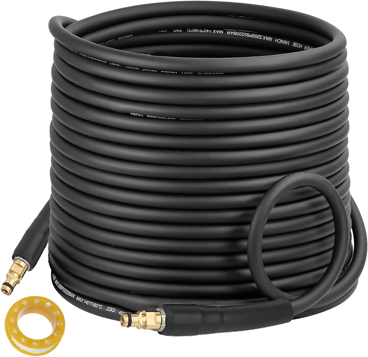Kärcher K Series High Pressure Washer Replacement Hose 20M - Compatible With K2, K3, K4, K5, K7 Models By Chamsureuk