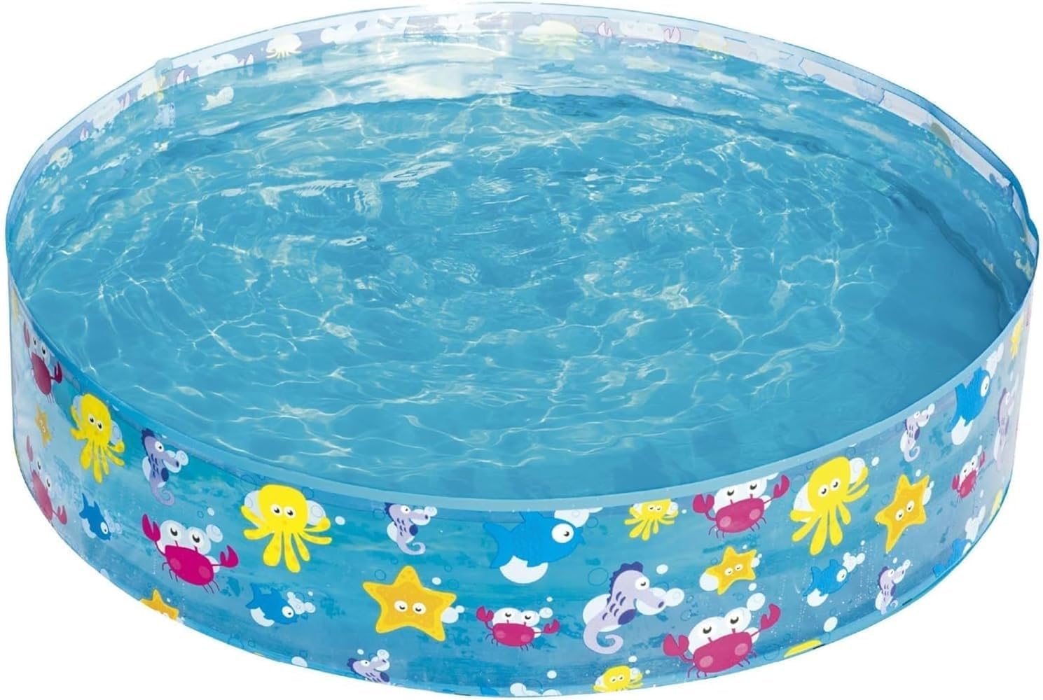 Bestway Sea Creature Inflatable Paddling Pool, 48 X 10 Inch, Blue