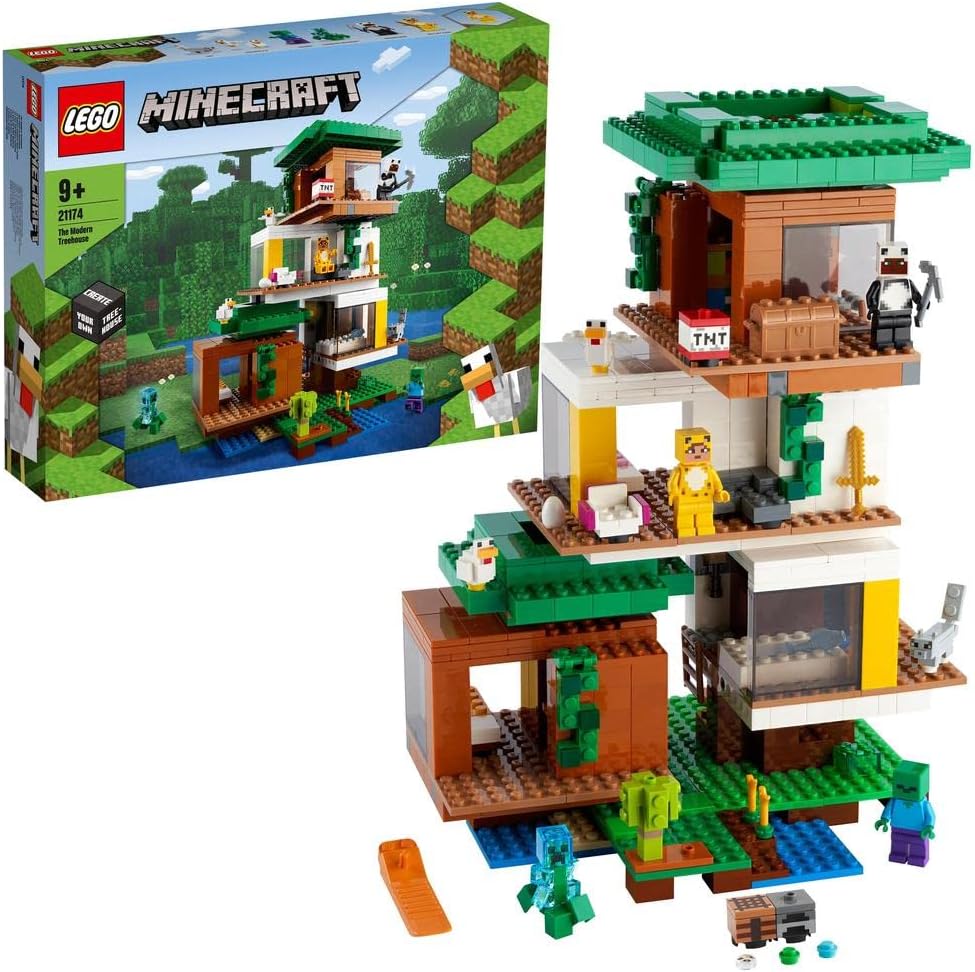 Lego 21174 Minecraft The Modern Treehouse Building Set