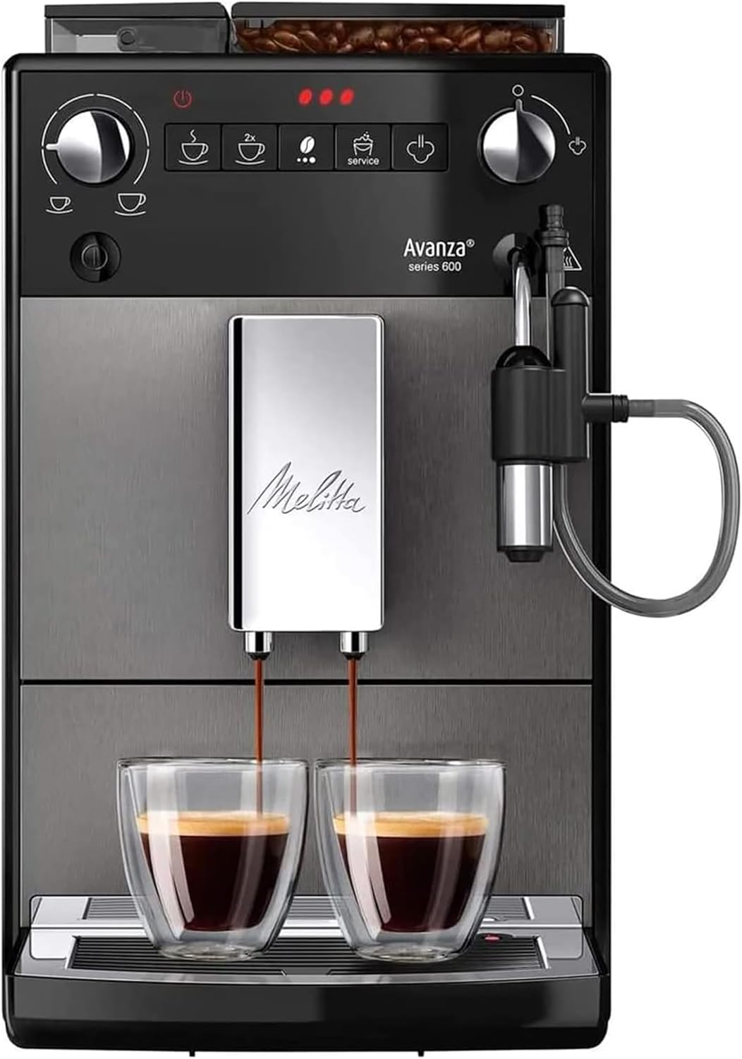 Melitta Avanza Series 600 Fully Automatic Coffee Machine, Mystic Titian, Art. No. 67677567