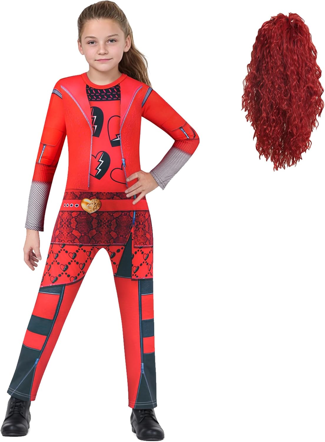 Gaifully Girls Red Cosplay Fancy Dress Costume For Halloween And Birthday Parties Ages 5-12 Years