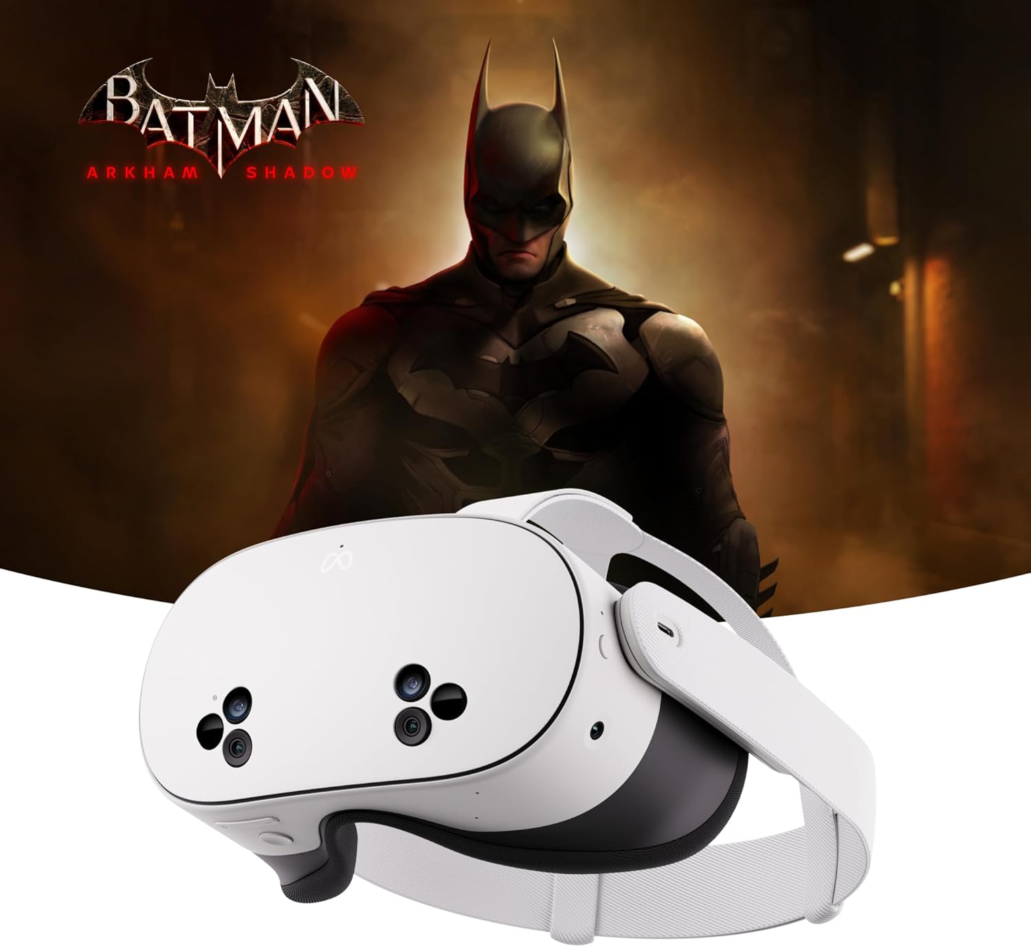 Meta Quest 3S 128Gb All-In-One Headset With Batman: Arkham Shadow And Meta Quest+ Trial Included