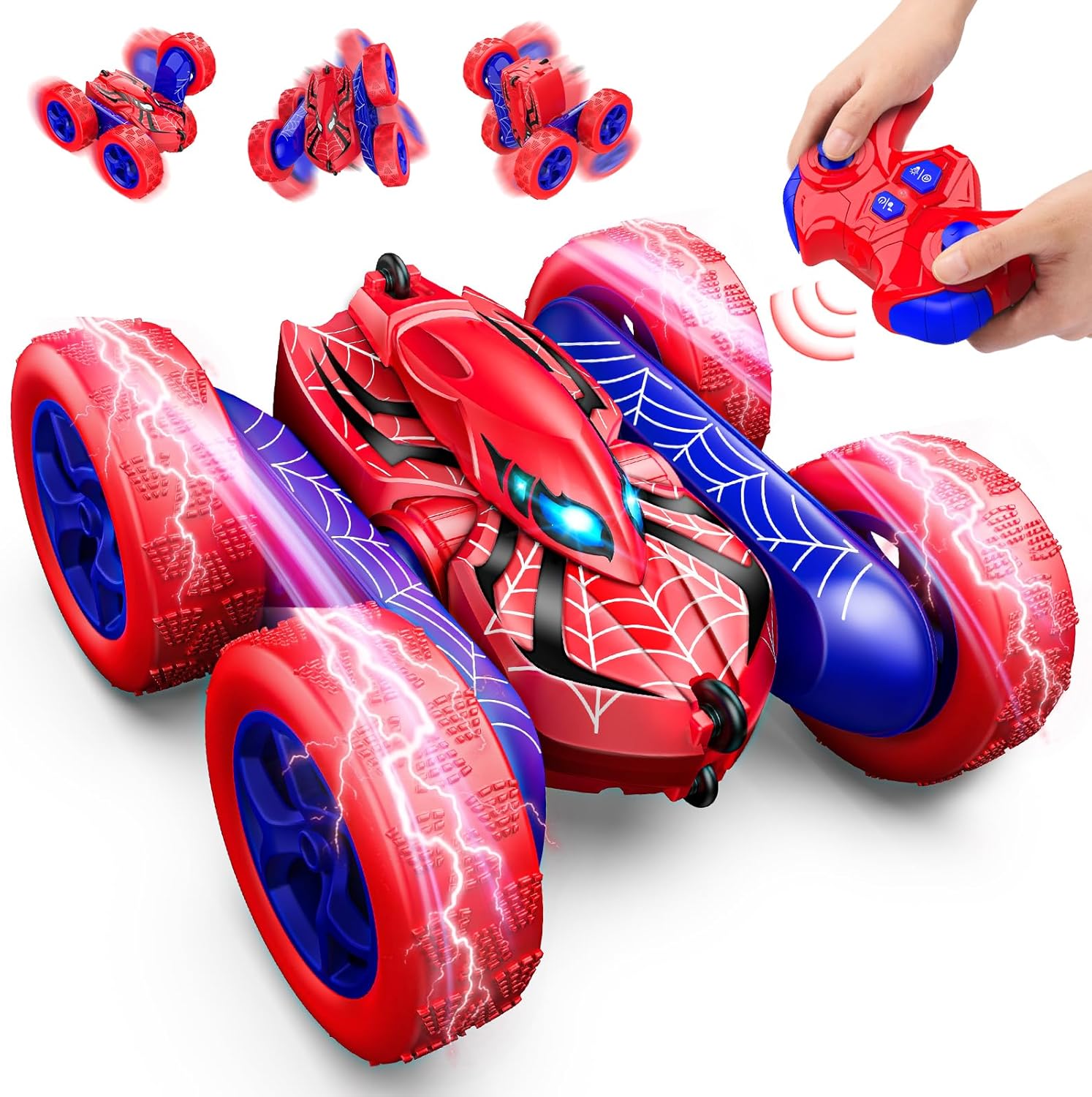 Dreamlandia 360° Flips Remote Control Car, 4Wd Rc Stunt Car Toy For Kids
