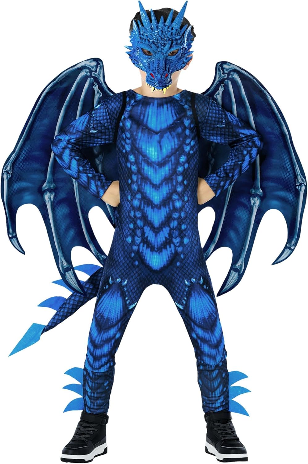 Morph Blue Dragon Costume For Kids - Boy's Halloween Fancy Dress
