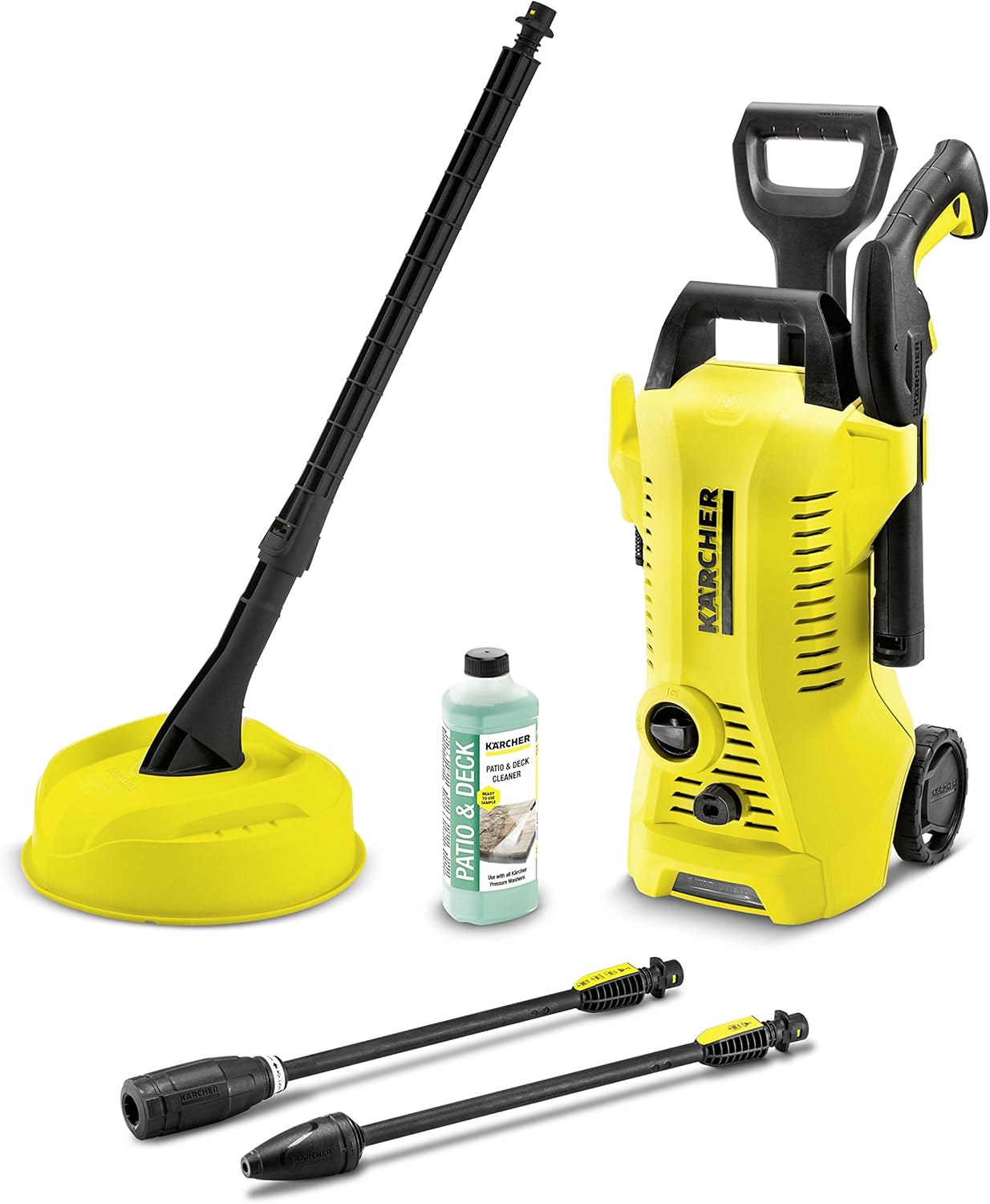 Kärcher K2 Premium Full Control Pressure Washer, 240V, Yellow