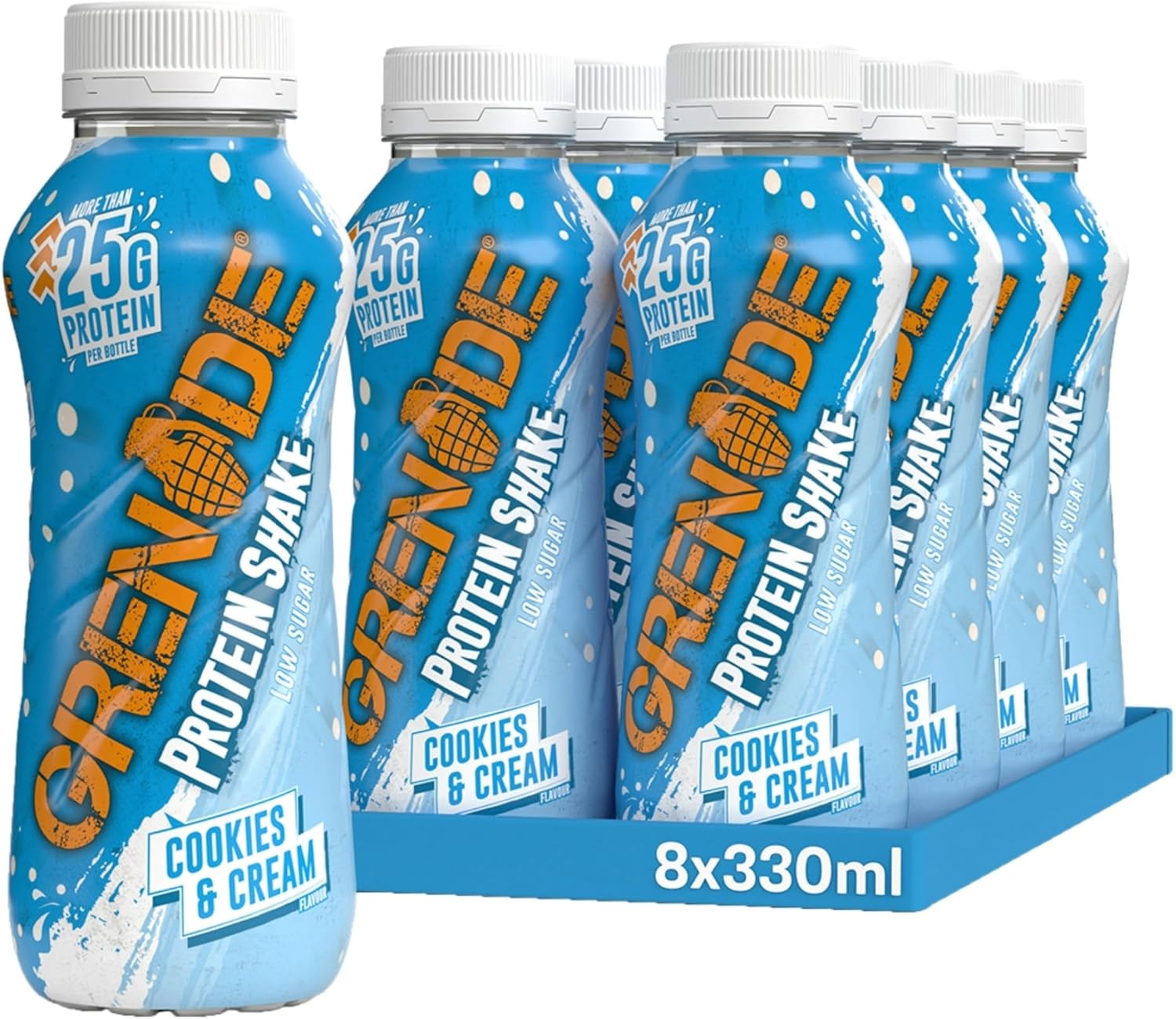 Grenade High Protein Shake Cookies And Cream 8 X 330Ml