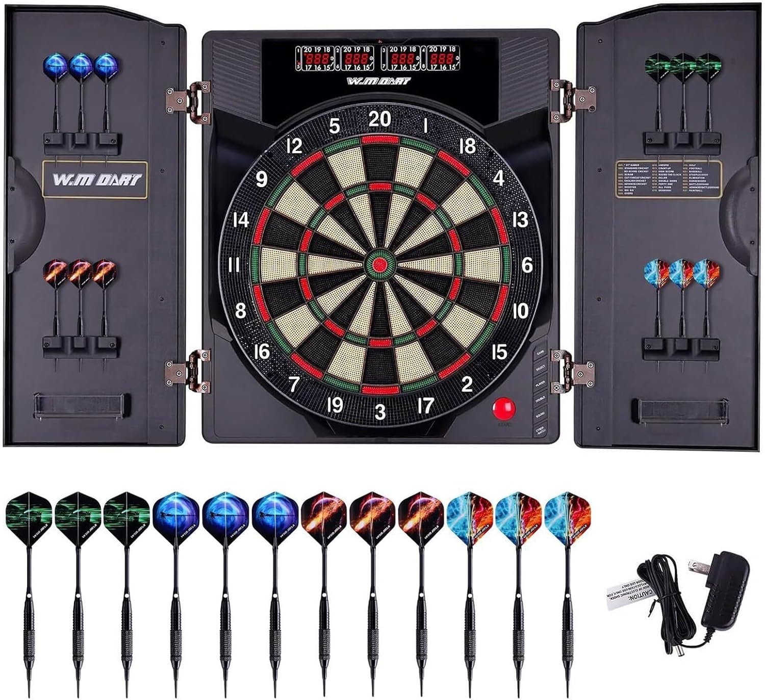 Generic Electronic Dart Board Scorer With 4 Led Displays & 259 Game Modes