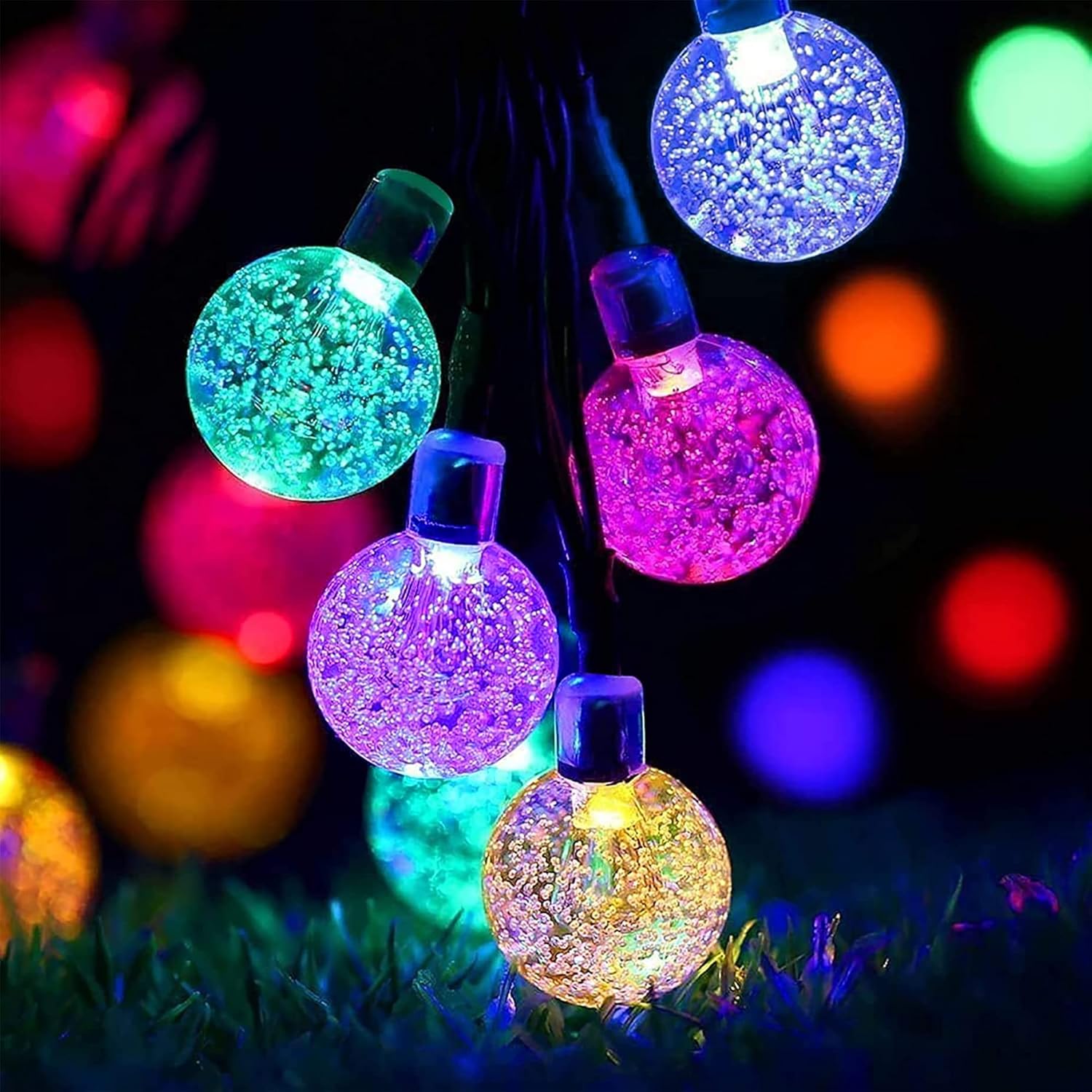 Lezonic Solar Fairy Lights Outdoor Waterproof 50Led String Lights Sl-Led-3663L