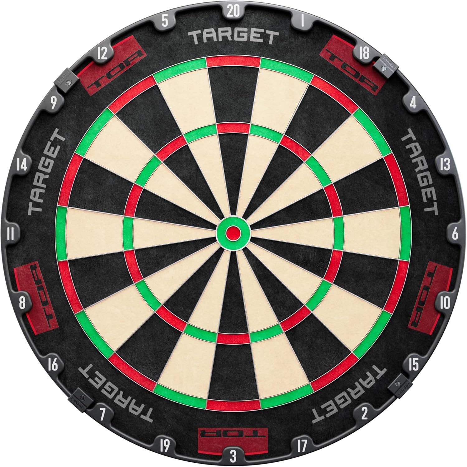 Target Darts Tor Steel Tip Dartboard With Modern Rotational Number Ring