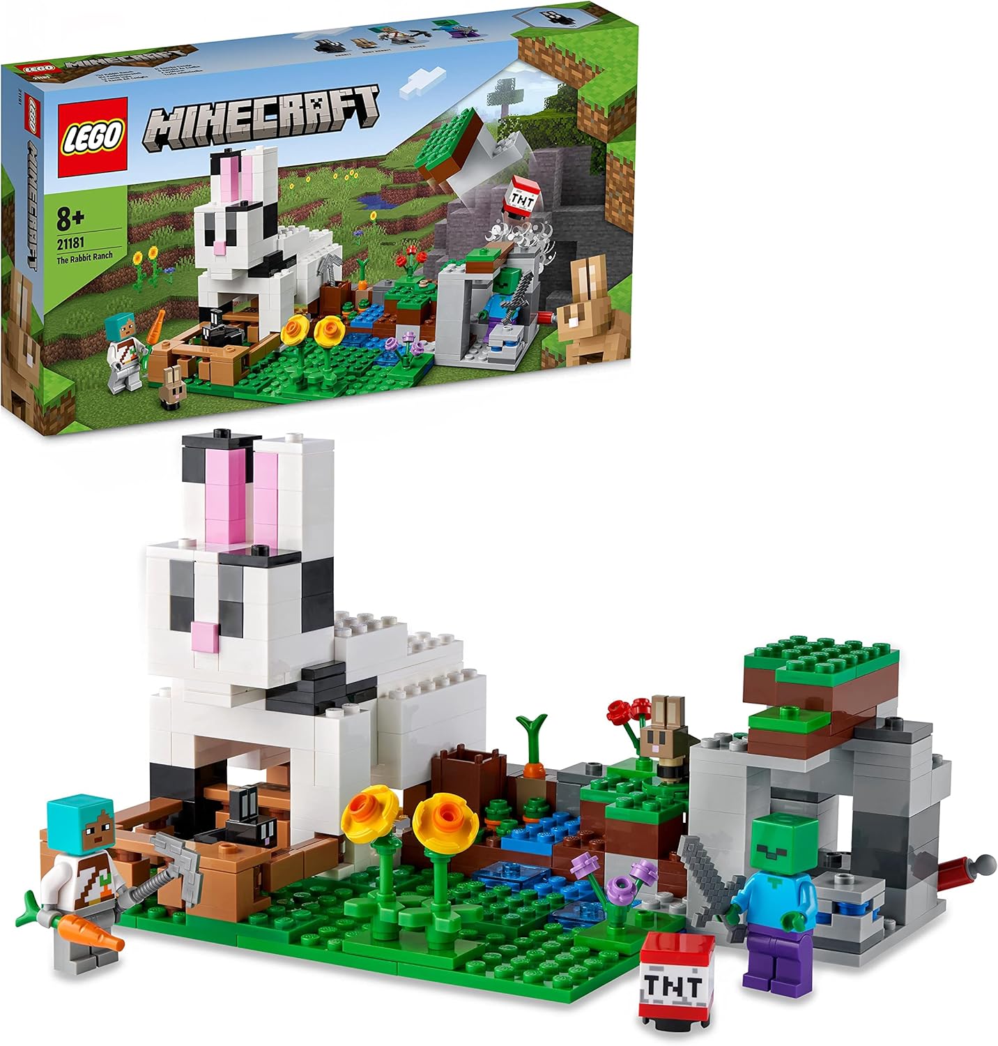 Lego 21181 Minecraft The Rabbit Ranch House Farm Set