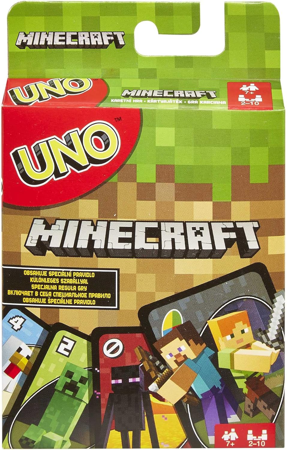 Mattel Games Uno Minecraft Card Game Fpd61