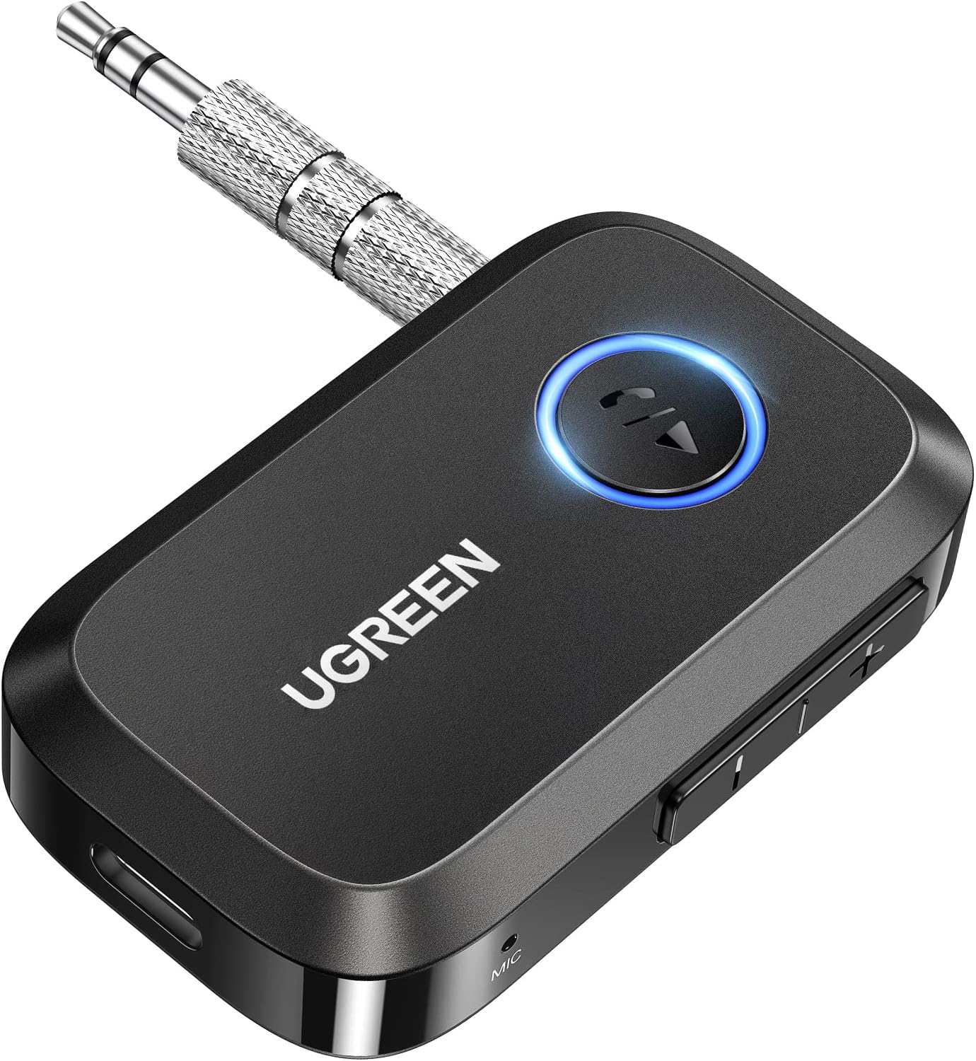 Ugreen Aux Bluetooth 5.4 Adapter For Car, Bluetooth Receiver For Home Stereo/Speaker/Wired Headphones