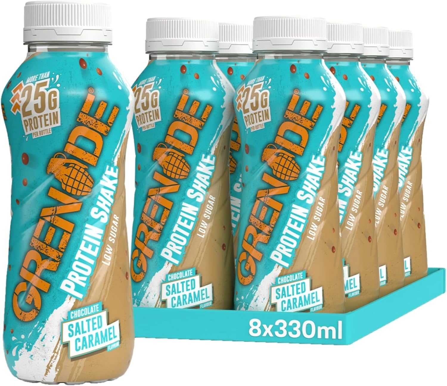 Grenade High Protein Shake 8X330Ml Chocolate Salted Caramel