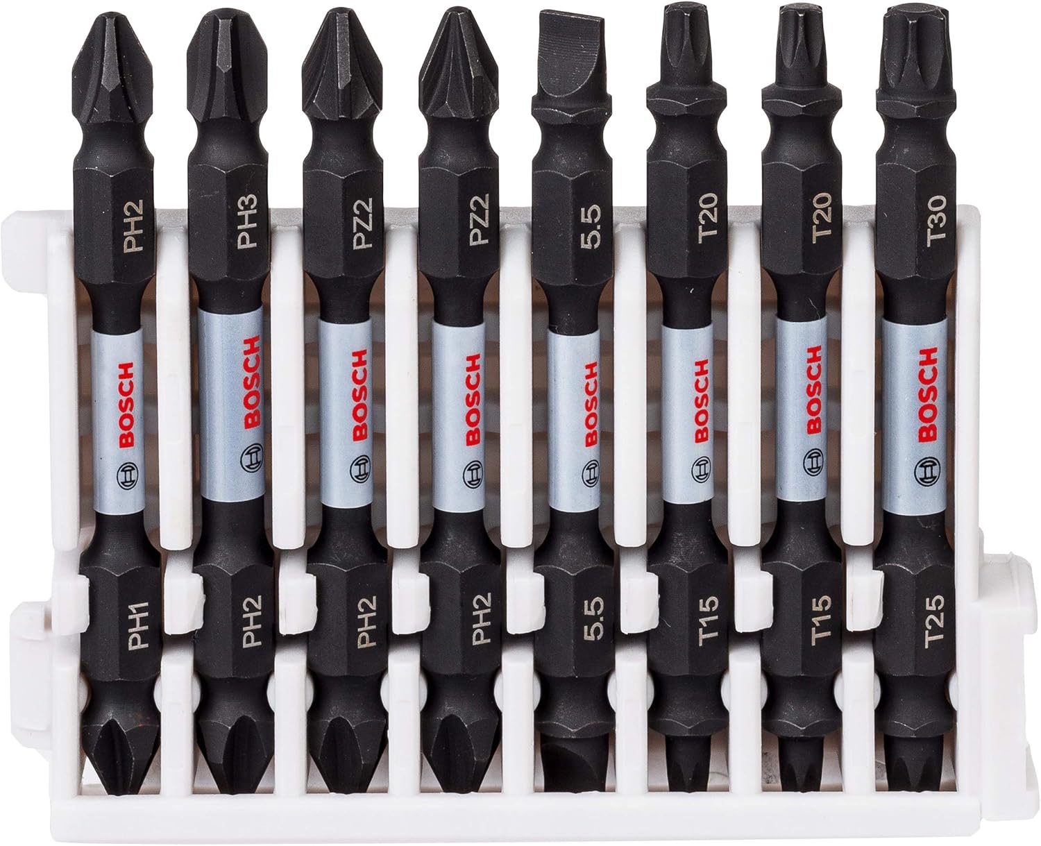 Bosch Professional 8-Piece Impact Control Double-Bladed Screwdriver Bit Set