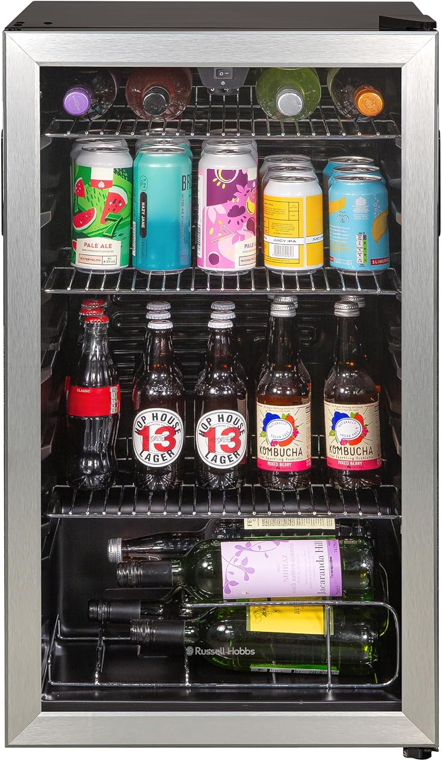 Russell Hobbs Rh48Bc101Ss Undercounter Fridge - 93L Stainless Steel Beverage Cooler
