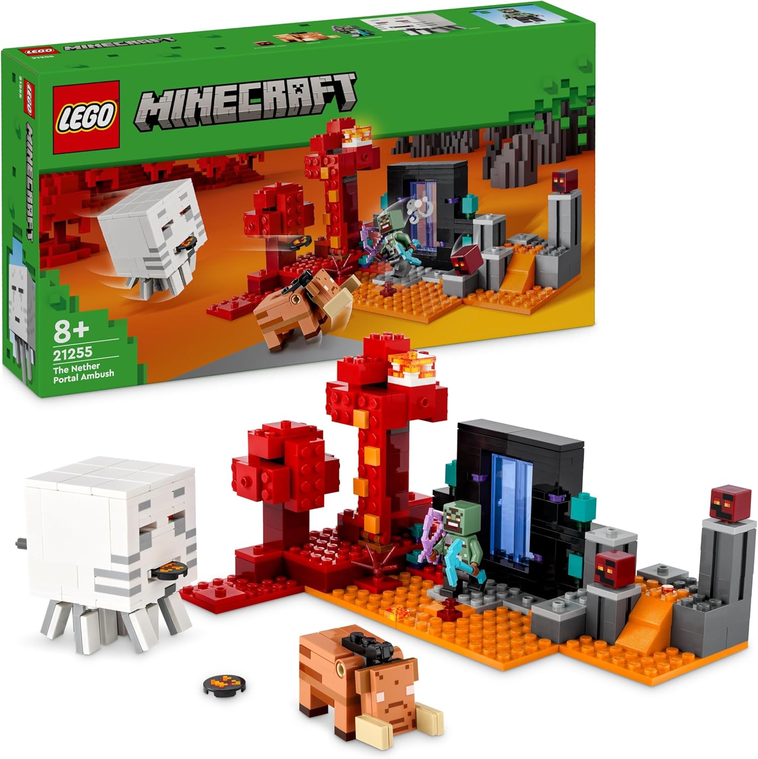 Lego Minecraft The Nether Portal Ambush Adventure Set 21255