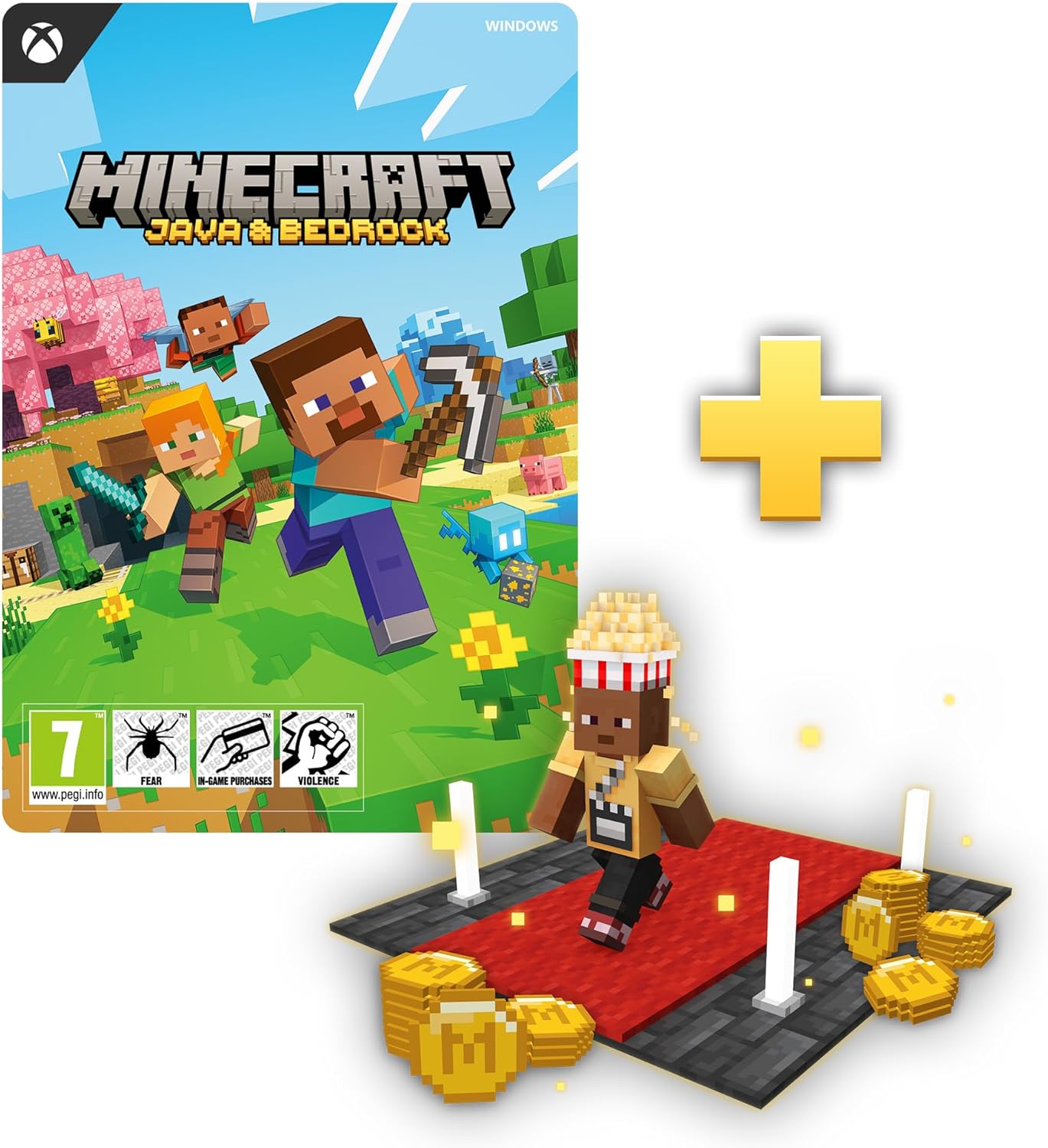 Xbox Minecraft: Java & Bedrock Edition Windows 10/11 Download Code