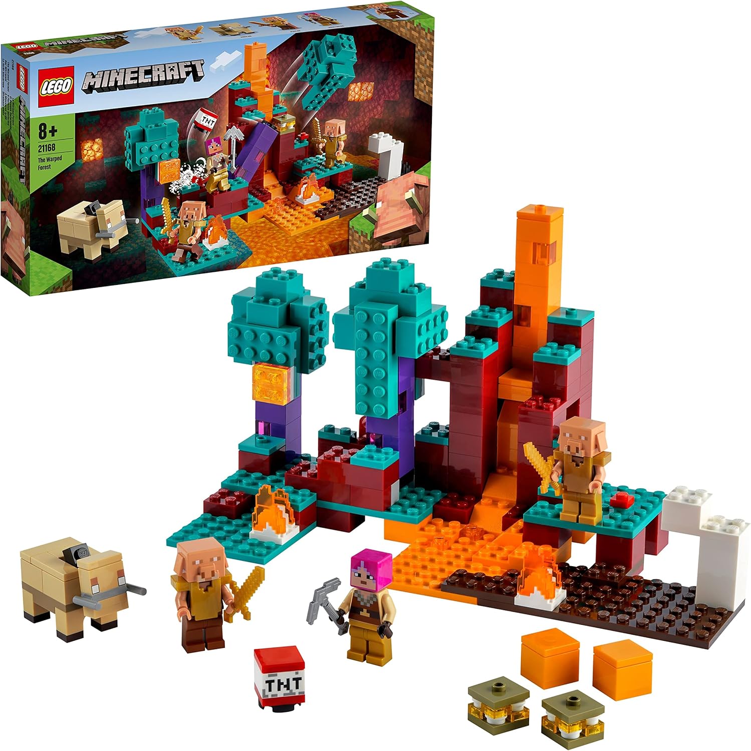 Lego 21168 Minecraft The Warped Forest Building Set