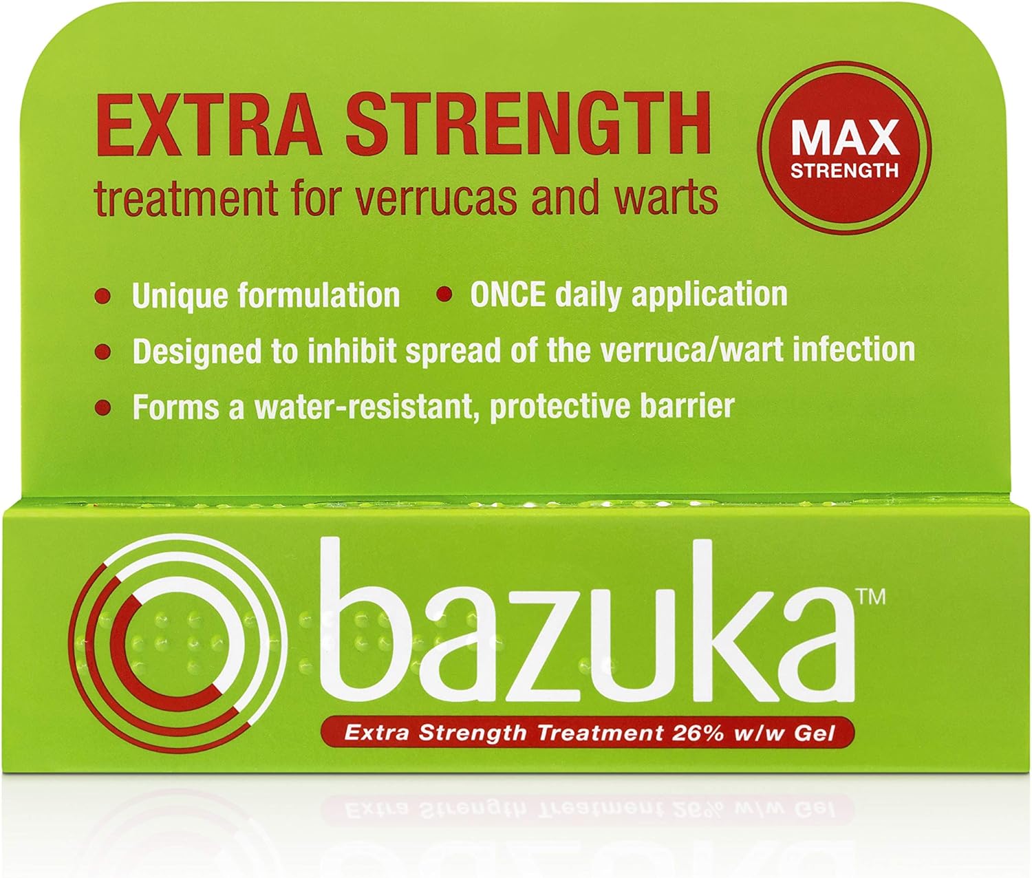 Bazuka Extra Strength Gel 6G Z - Effective Verruca And Wart Treatment Gel