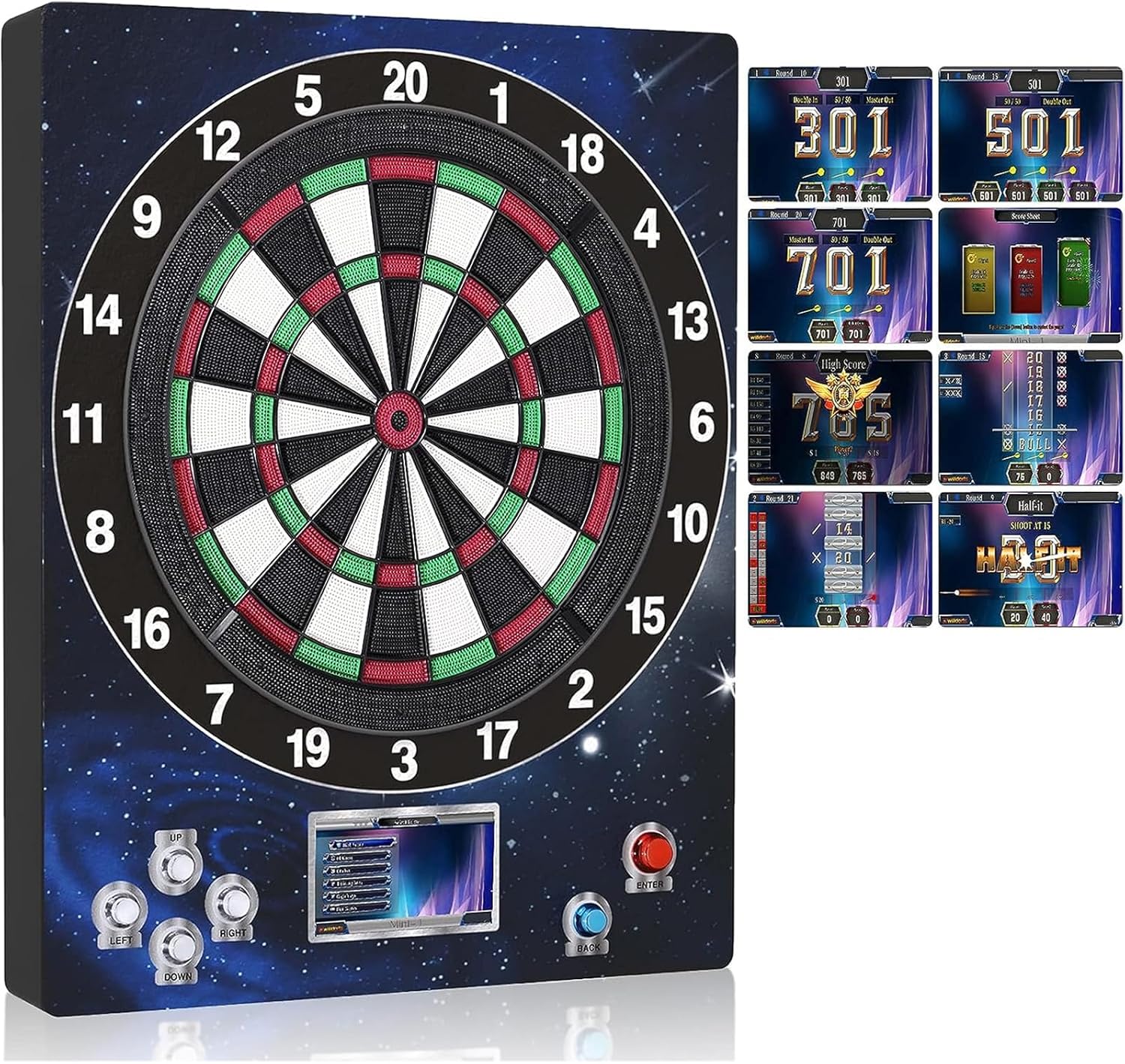Lbmed Ty0201002694 Led Dart Board, Electronic Dart Machine With 15.5In Target Plate