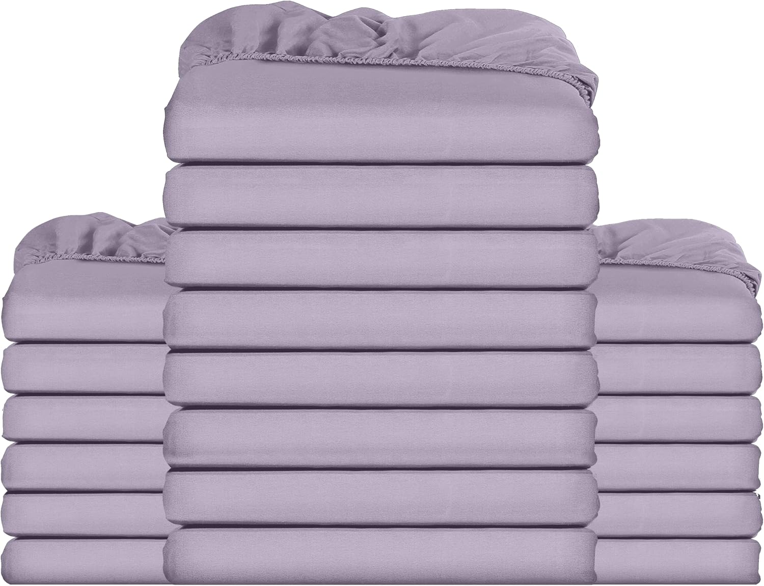 Utopia Bedding Fitted Sheets - Single Lavender - Bulk Pack Of 20