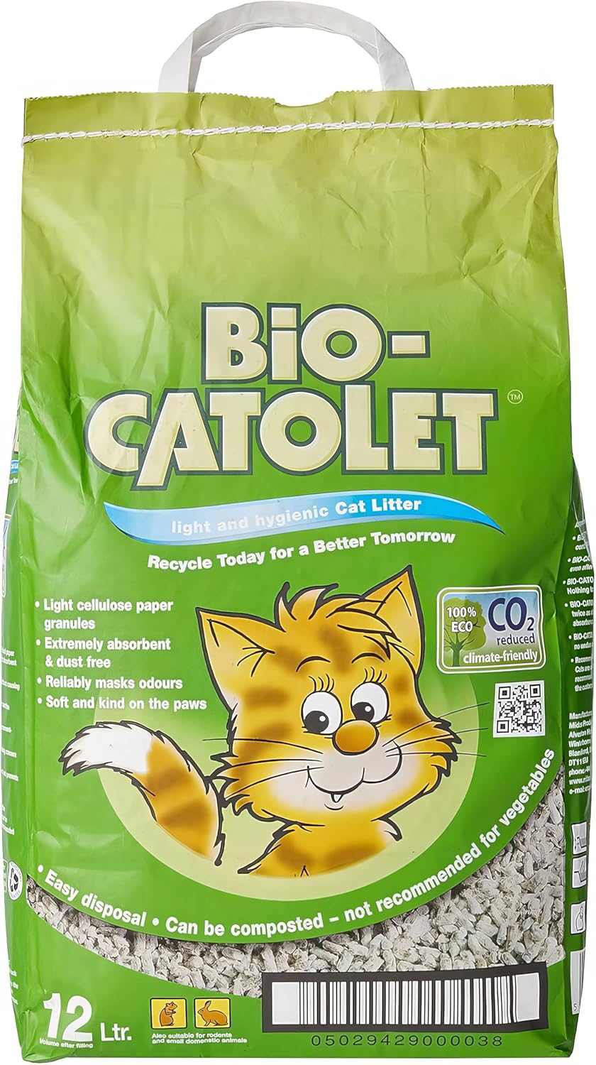 Bio-Catolet 12L Recycled Paper Cat Litter