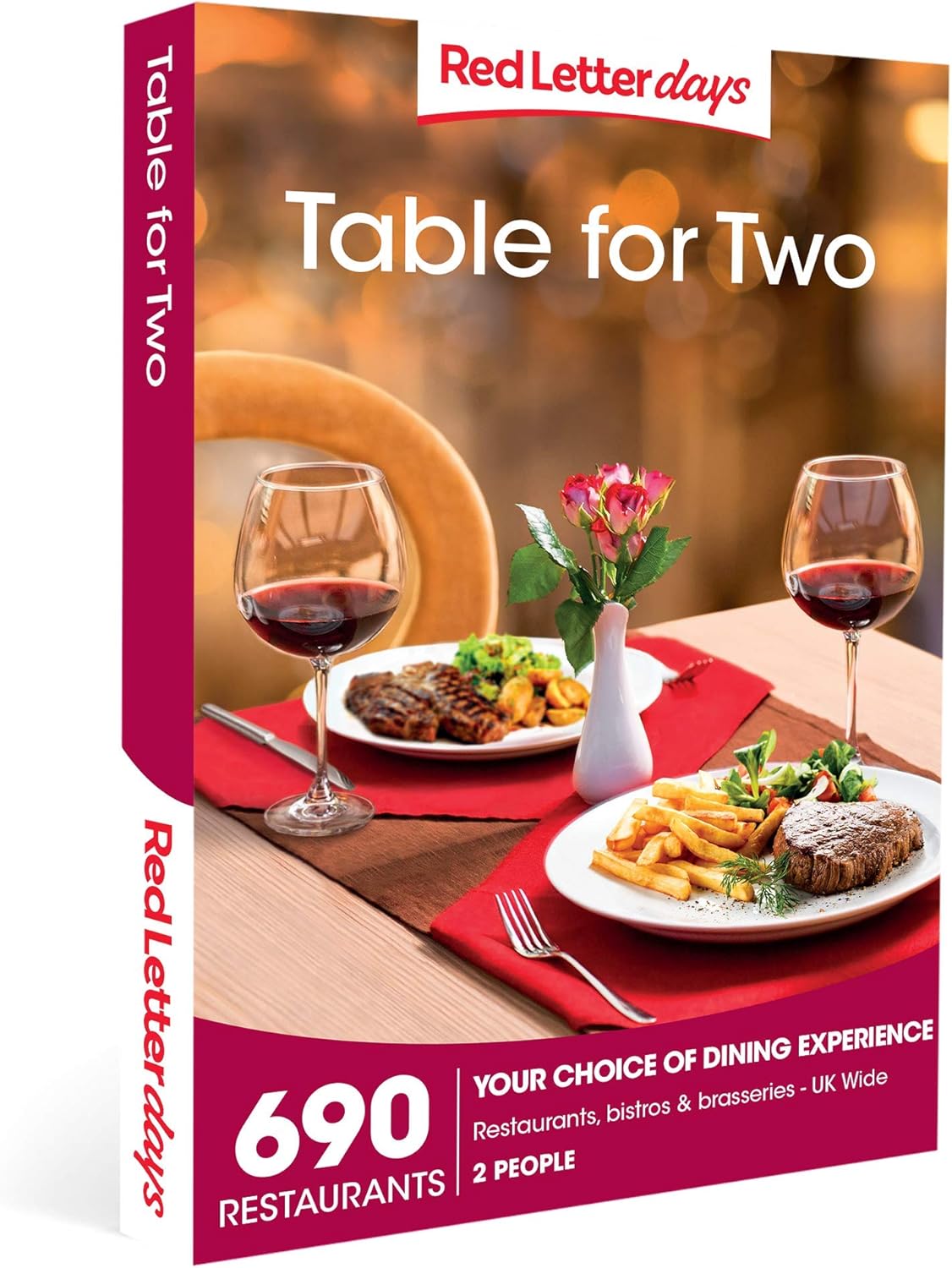 Red Letter Days Table For 2 Gift Voucher - 690 Uk Dining Experiences