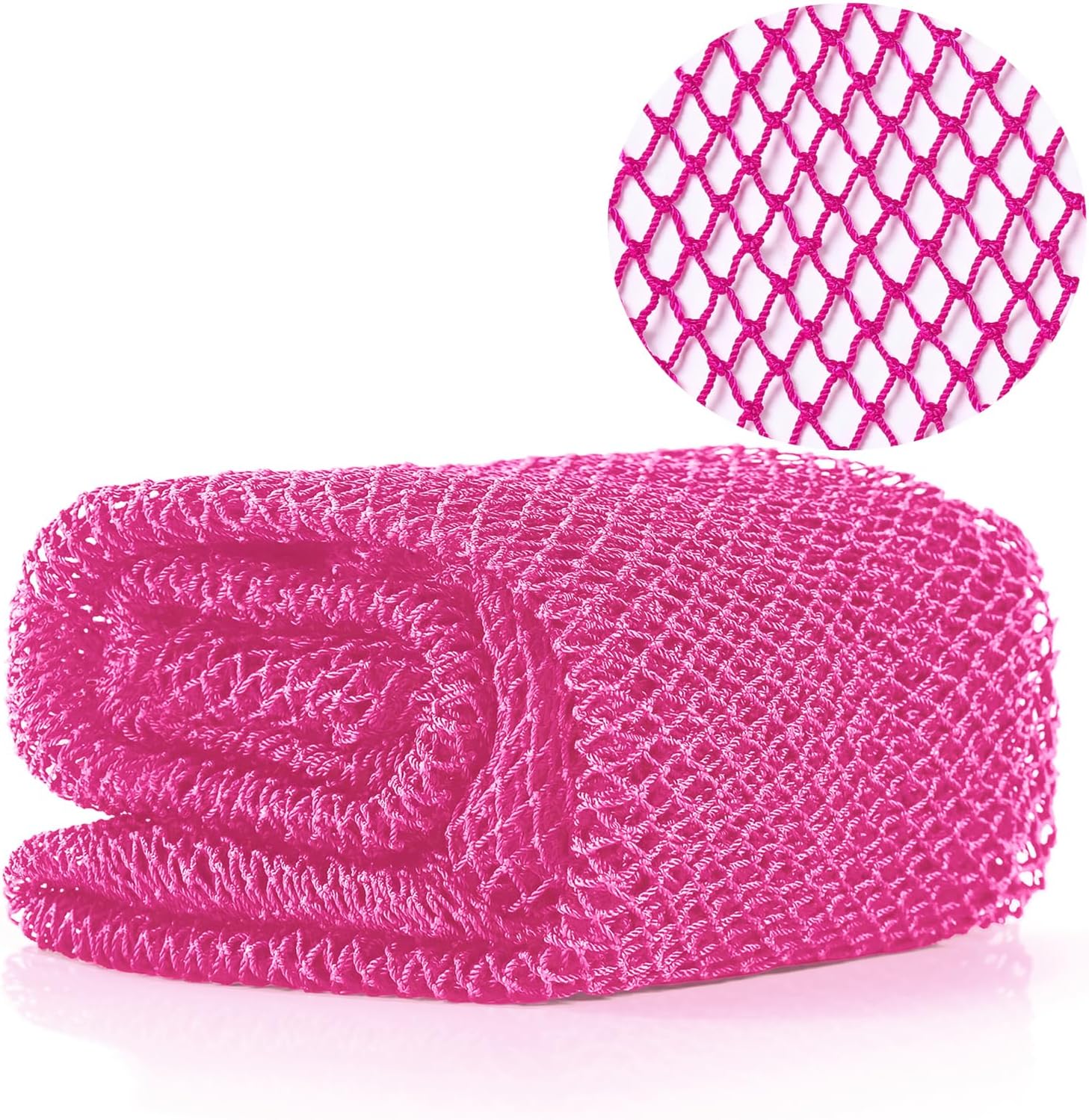 Jassins African Net Long Bath Sponge Exfoliator