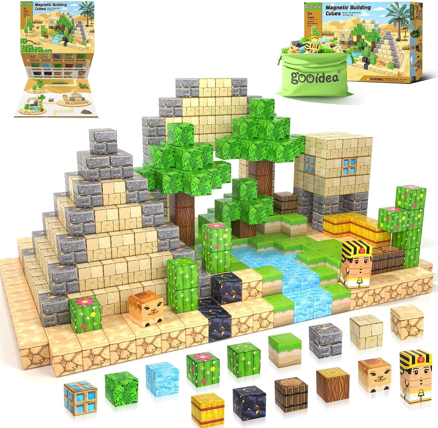 Gooidea Magnetic Blocks Kids Toys - 1