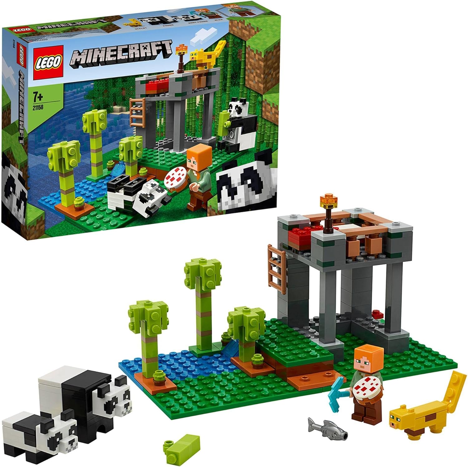 Lego 21158 Minecraft The Panda Nursery Building Set