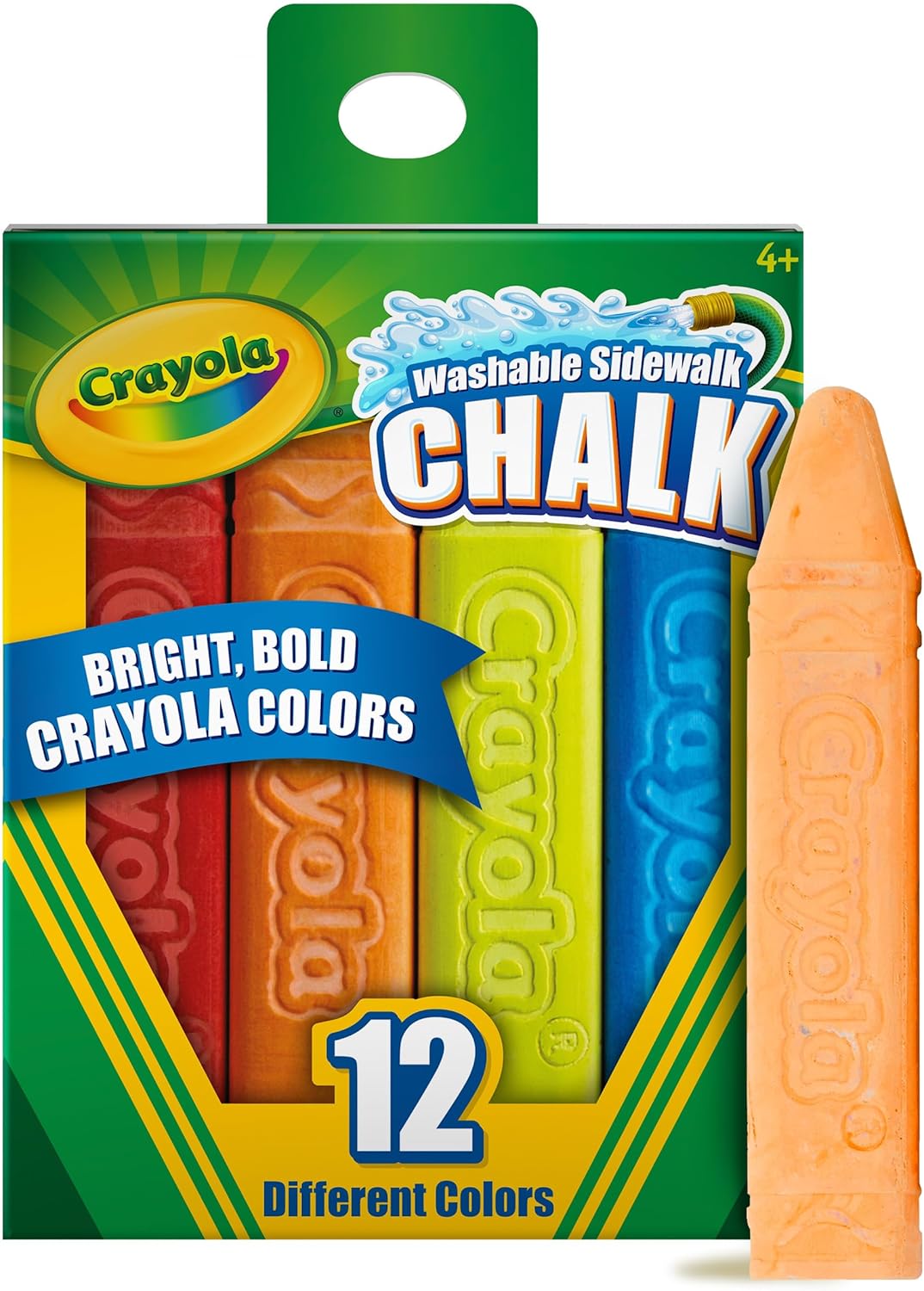 Crayola Outdoor Chalk Assorted Colours (Pack Of 12)