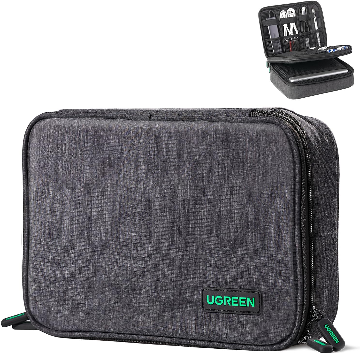Ugreen Travel Electronics Organiser Bag - Portable Large Capacity Tech Pouch